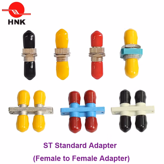 Sc/LC/FC/St/Mu/MTRJ/MPO Simplex/Duplex/Quad Monomodo/Multimodo Om3/Om4/APC Padrão ou Adaptador de Fibra Óptica Híbrida